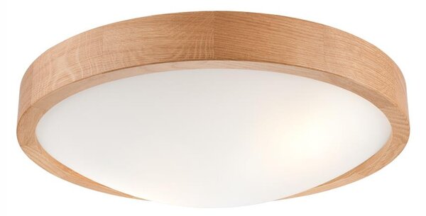 Потолен лампион OAK SLIM 2xE27/60W/230V дъб Ø37 см