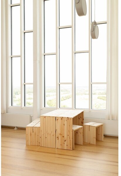 Трапезна маса от масивен бор 79x124 cm Join-In – Karup Design