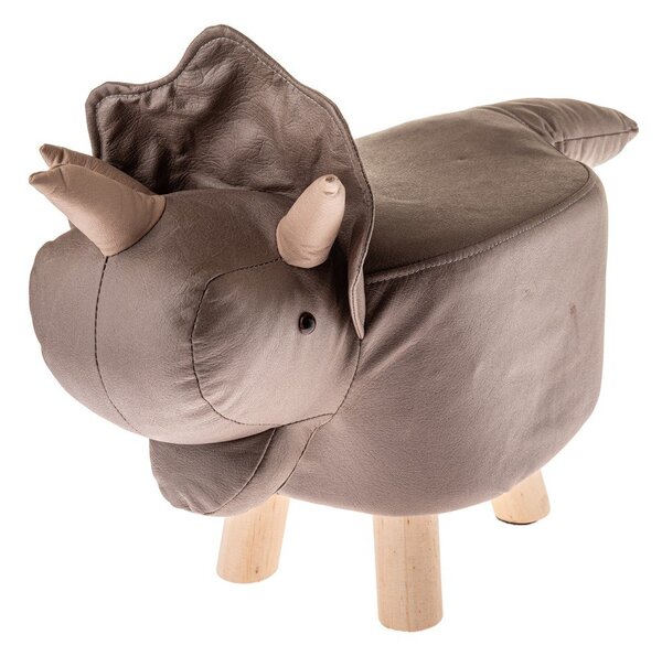 Сиво-бежова детска табуретка Rhino – Dakls