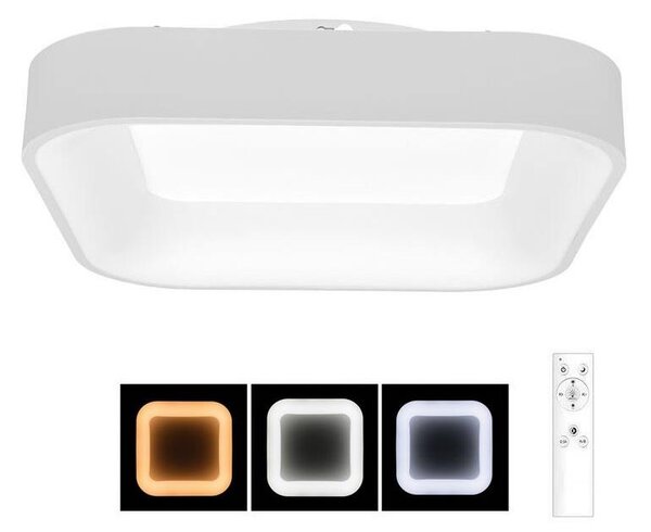 Ecolite WMKL01S-40W - LED Димируем плафон NEST LED/40W/230V 3000-6500K бял