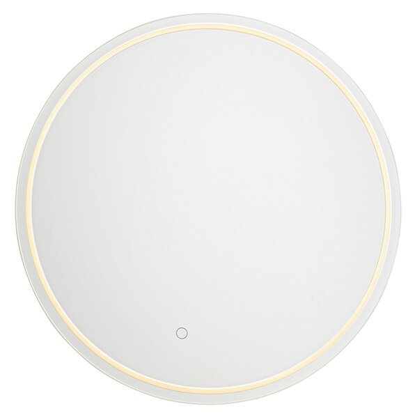 Модерно огледало за баня 60 см с LED и сензорен димер - Sebas