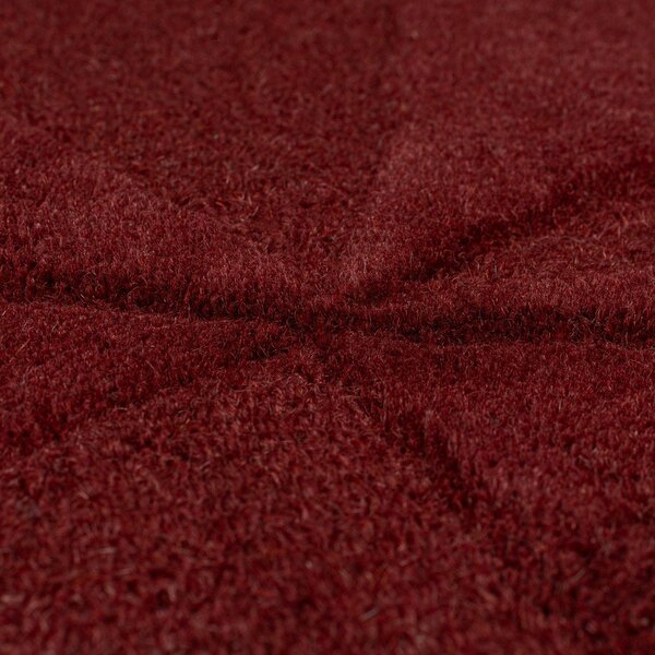 Ръчно изработен вълнен килим в цвят бордо 160x230 cm Shard Red – Flair Rugs