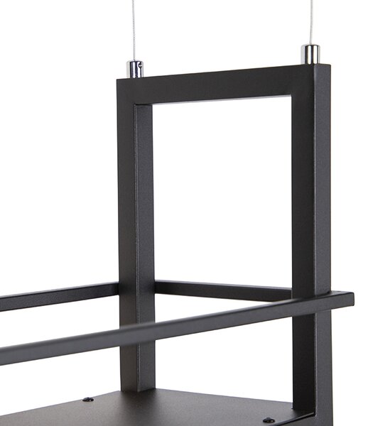 Интелигентен висящ аплик черен с WiFi A60 - Cage Rack