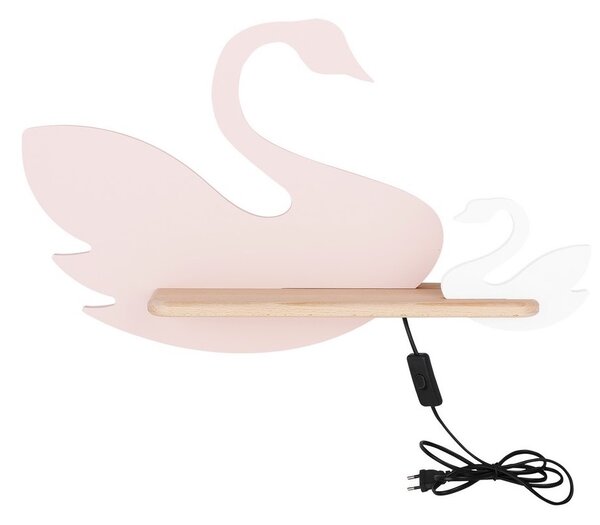 LED Детски аплик с рафт SWAN LED/5W/230V