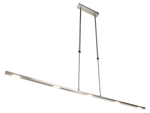 Модерен висящ аплик стомана с LED регулируем - Bold