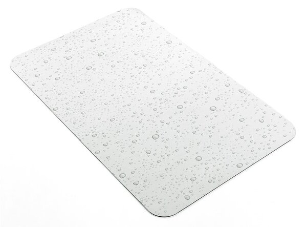 Светлосив килим за баня 50x120 cm Splash – douceur d'intérieur