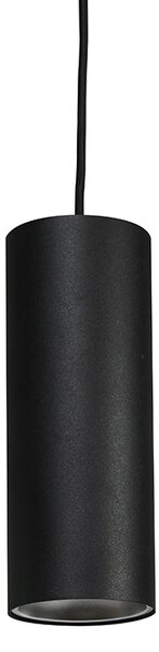 Дизайнерска висяща лампа черна GU10 50mm - Tubo