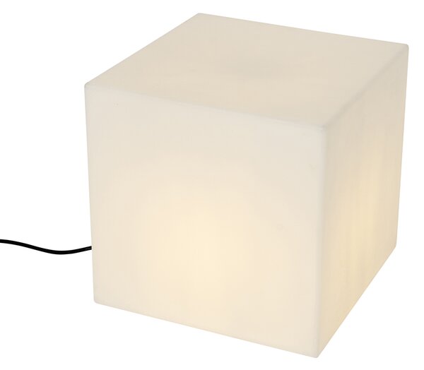 Интелигентна външна лампа бяла 38 см квадратна с LED A60 IP44 - Nura