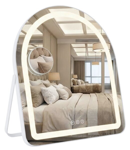 Огледало LED GLAM White 40x45cm