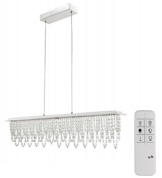 Globo 68405-24H - LED Димируем кристален полилей на връв LED/24W/230V + д.у