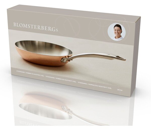 Тиган от неръждаема стомана/мед ø 20 cm – Blomsterbergs