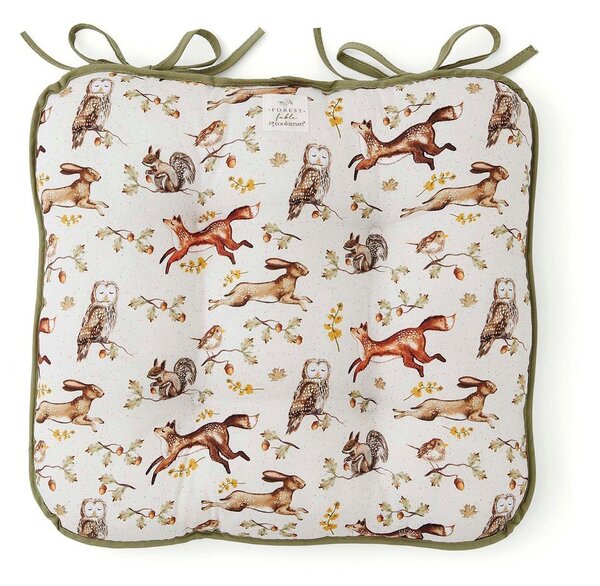 Памучна възглавница за стол 36x34 cm Forest Fable – Cooksmart ®
