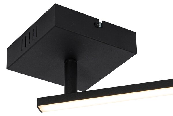 Таванна лампа черна 150,8 см с LED 3-степенна димираща регулируема - Annuschka