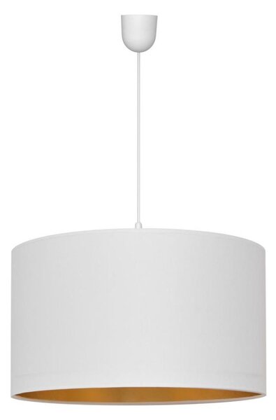 Висящ полилей ALBA 1xE27/60W/230V Ø 45 cм бял/златист