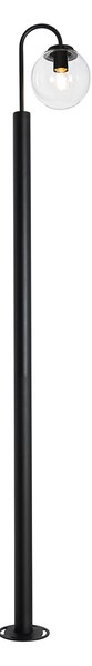 Модерен фенер черен с пластмаса 200 см IP44 - Sfera