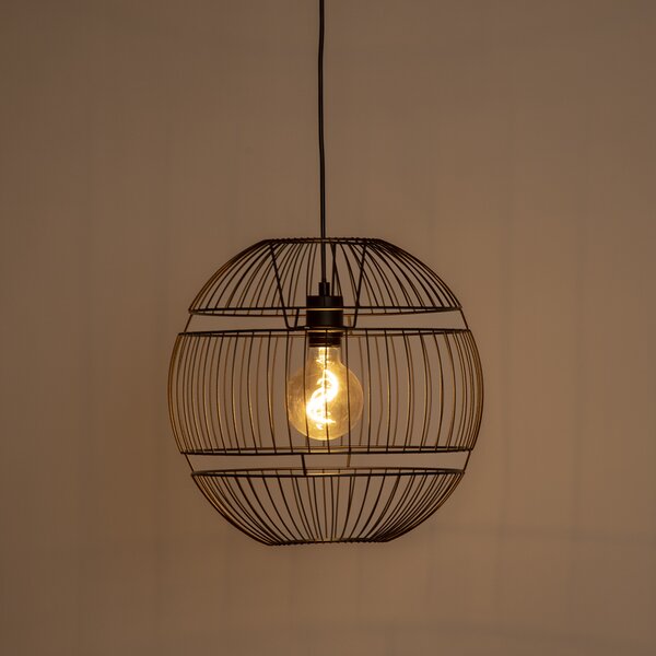 Модерен висящ аплик черен 38 см - Sphaera