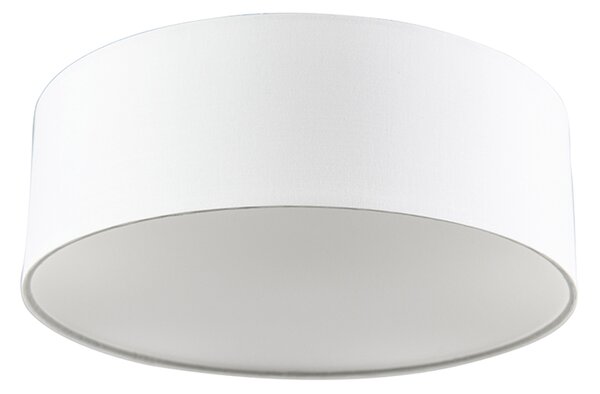 Таванна лампа бяла 30 см с LED - Drum LED