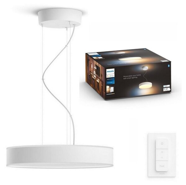 Philips - LED Димируем пендел Hue ENRAVE LED/33,5W/230V бял + д.у