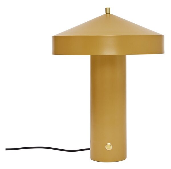 Метална настолна лампа в цвят жълта охра (височина 41 cm) Hatto – OYOY Living Design