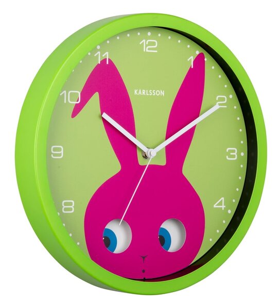 Детски часовник ø 31 cm Peekaboo Bunny – Karlsson