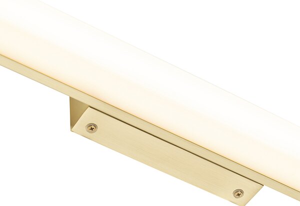 Стенна лампа за баня месинг 62 см с LED IP44 - Cascada