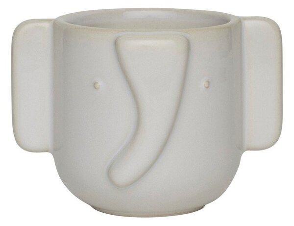 Глинено ръчно изработено покритие за кашпа ø 9 cm Elephant – OYOY Mini