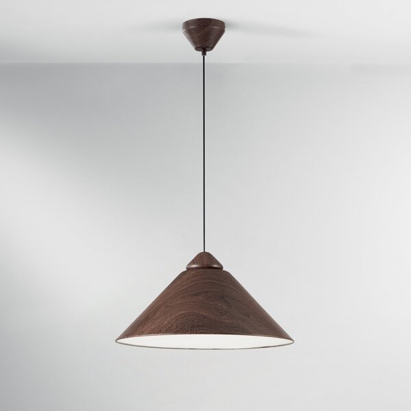 Luce Ambiente Design Висяща лампа Big Bang в цвят кафяво-бежов, Ø 49 см, метал, Затъмняване, Кафяв / ръждив, Дневна/трапезария, Метал, Модерен