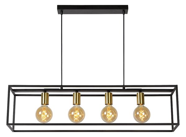 Lucide 00424/04/30 - Висящ полилей RUBEN 4xE27/40W/230V