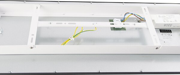 Модерна таванна лампа черна с LED 80 см - Liv