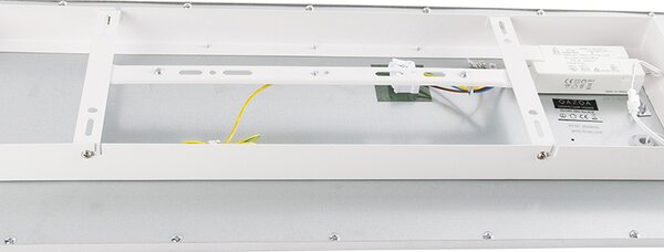 Модерна таванна лампа стомана с LED 80 см - Liv