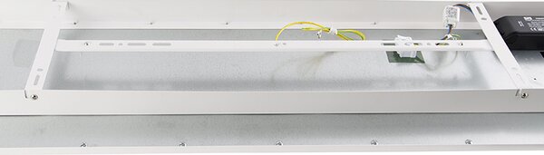 Модерен таванен аплик стомана 120 см с LED 4-степенна димираща - Liv