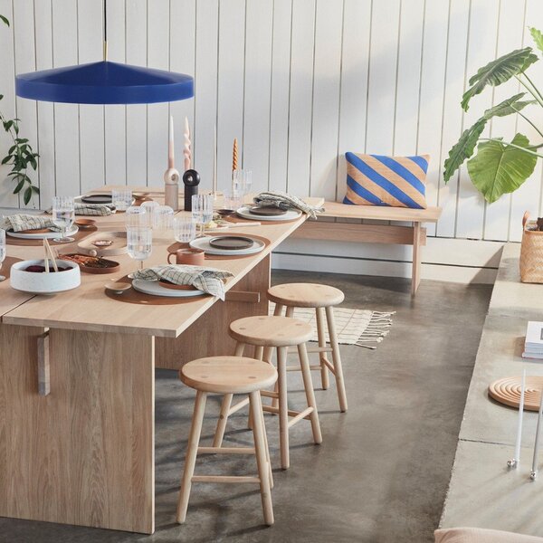 Синьо метално висящо осветително тяло ø 65 cm Hatto – OYOY Living Design