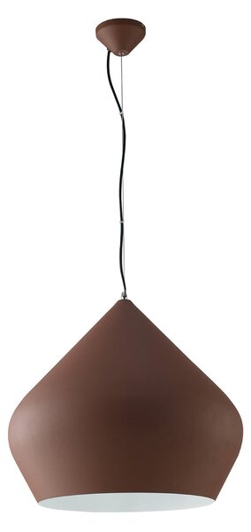 Luce Ambiente Design Висяща лампа „Tholos“, бронзов цвят/бял, Ø 52 см, метал, Затъмняване, Бронзов / античен месинг, Дневна/трапезария, Метал, Модерен
