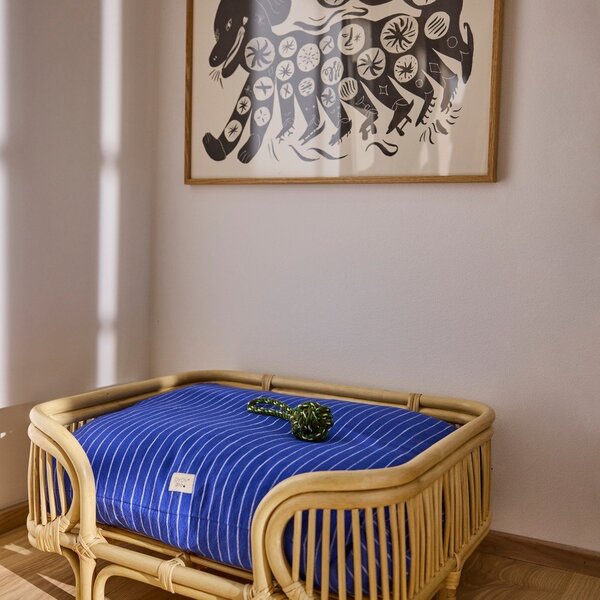 Синьо памучно легло за домашни любимци за куче 94x75 cm Kyoto – OYOY Living Design