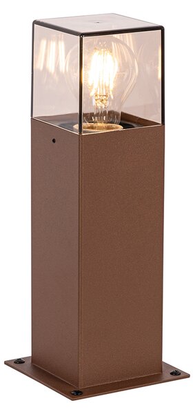 Интелигентна подова лампа за външно осветление ръждиво кафява 30 см с WiFi P45 - Denmark