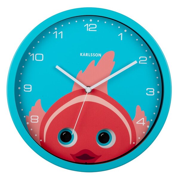 Детски часовник ø 31 cm Peekaboo Goldfish – Karlsson