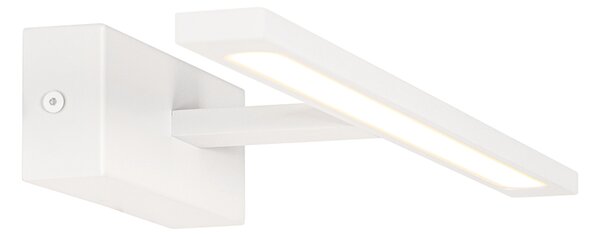 Стенна лампа бяла 41,5 см с LED IP44 - Jerre