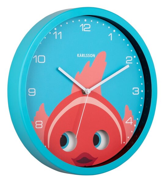 Детски часовник ø 31 cm Peekaboo Goldfish – Karlsson