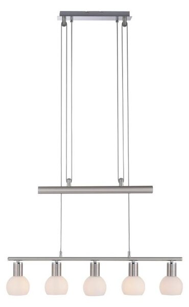 Leuchten Direkt 11939-55 - Висящ полилей BENEDIKT 5xE14/40W/230V