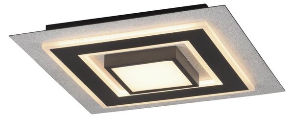 JUST LIGHT. 14439-21 - LED таванно осветително тяло CICHIO LED/18,5W/230V + LED/9W черно