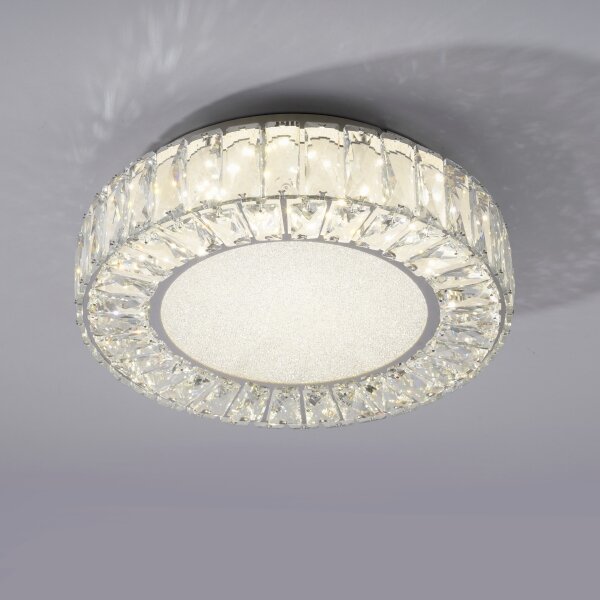 JUST LIGHT. 15221-17 - LED таванно осветително тяло KULUNKA LED/32W/230V хром