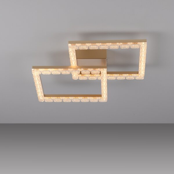 JUST LIGHT. 14732-60 - LED таванно осветително тяло GLITRA LED/17,5W/230V златисто