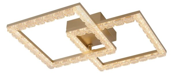 JUST LIGHT. 14732-60 - LED таванно осветително тяло GLITRA LED/17,5W/230V златисто