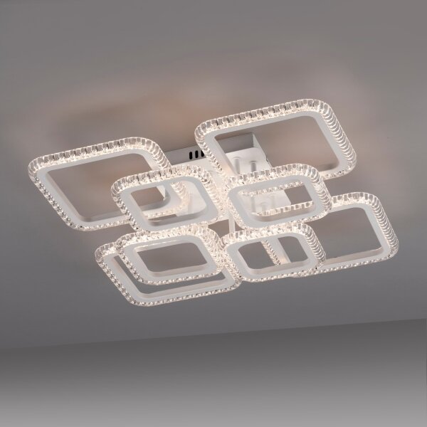 JUST LIGHT. 15269-16 - LED таванно осветително тяло CRYSTALLO LED/43,5W/230V бяло