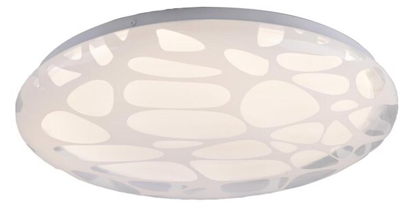 JUST LIGHT. 14009-16 - LED димируемо таванно осветително тяло ART PLAFO LED/20W/230V бяло + дистанционно управление