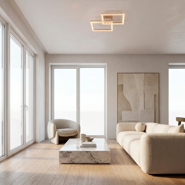 JUST LIGHT. 14732-60 - LED таванно осветително тяло GLITRA LED/17,5W/230V златисто