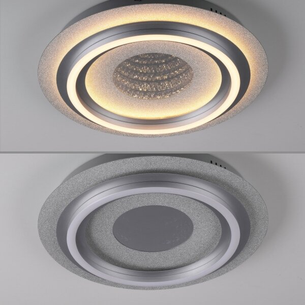 JUST LIGHT. 15089-21 - LED таванно осветително тяло CICHIO LED/36W/230V матов хром