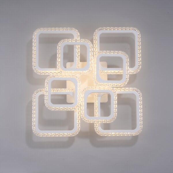 JUST LIGHT. 15269-16 - LED таванно осветително тяло CRYSTALLO LED/43,5W/230V бяло
