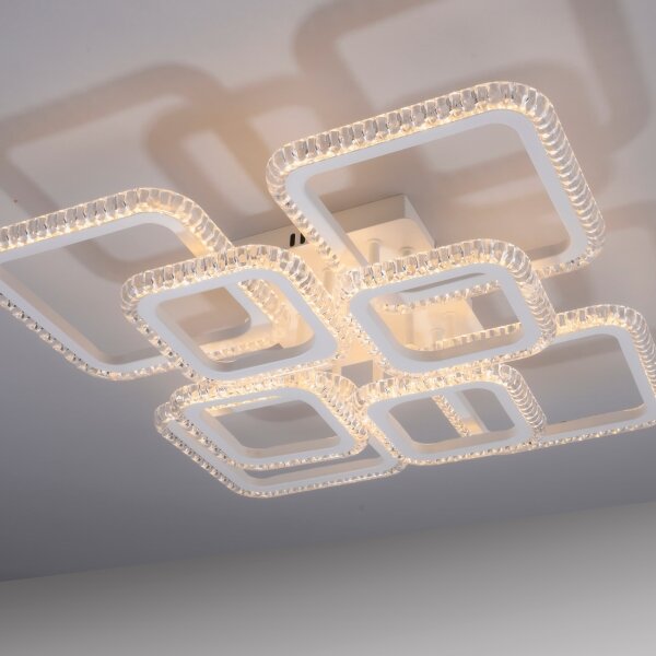 JUST LIGHT. 15269-16 - LED таванно осветително тяло CRYSTALLO LED/43,5W/230V бяло
