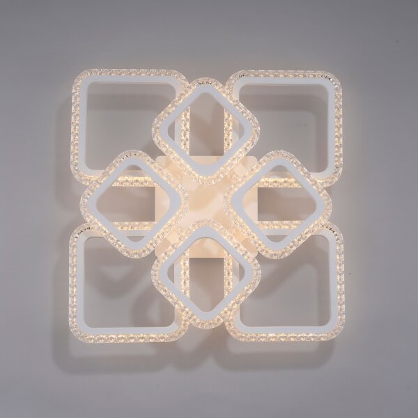 JUST LIGHT. 15269-16 - LED таванно осветително тяло CRYSTALLO LED/43,5W/230V бяло